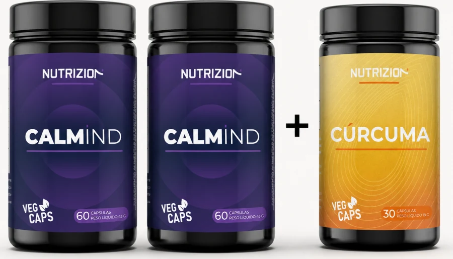Compre 2 Calmind, leve 1 Cúrcuma grátis